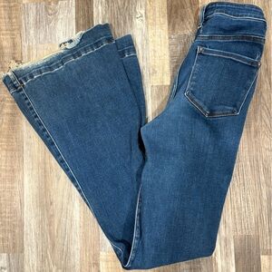 Women's Blue Flare & Wide Leg Jeans